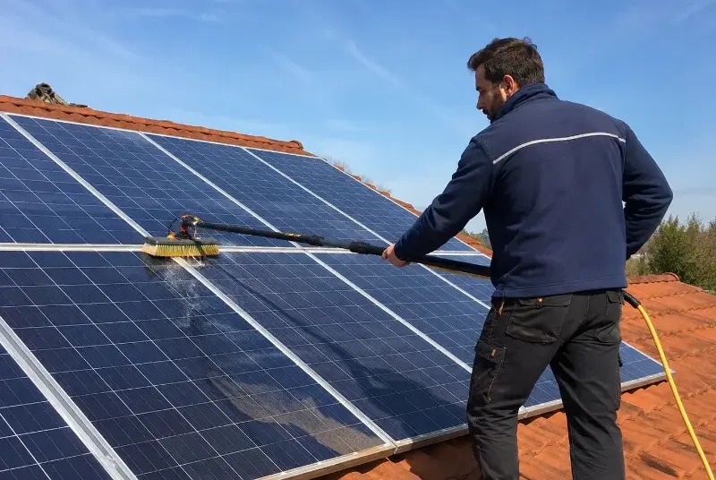 Nettoyage et entretien de panneaux solaires à Puichéric